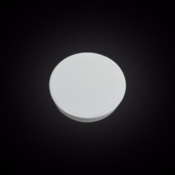 White hinge hole cover for kitchen vanity laundry cabinet cupboard door