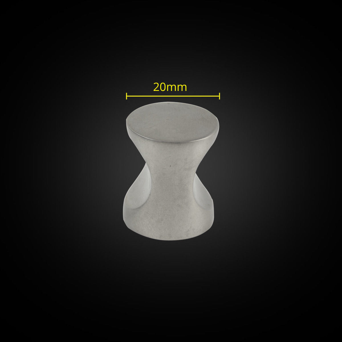 Round Knob For Kitchen Cabinet Door & Vanity Units, Satin Chrome Secondary image