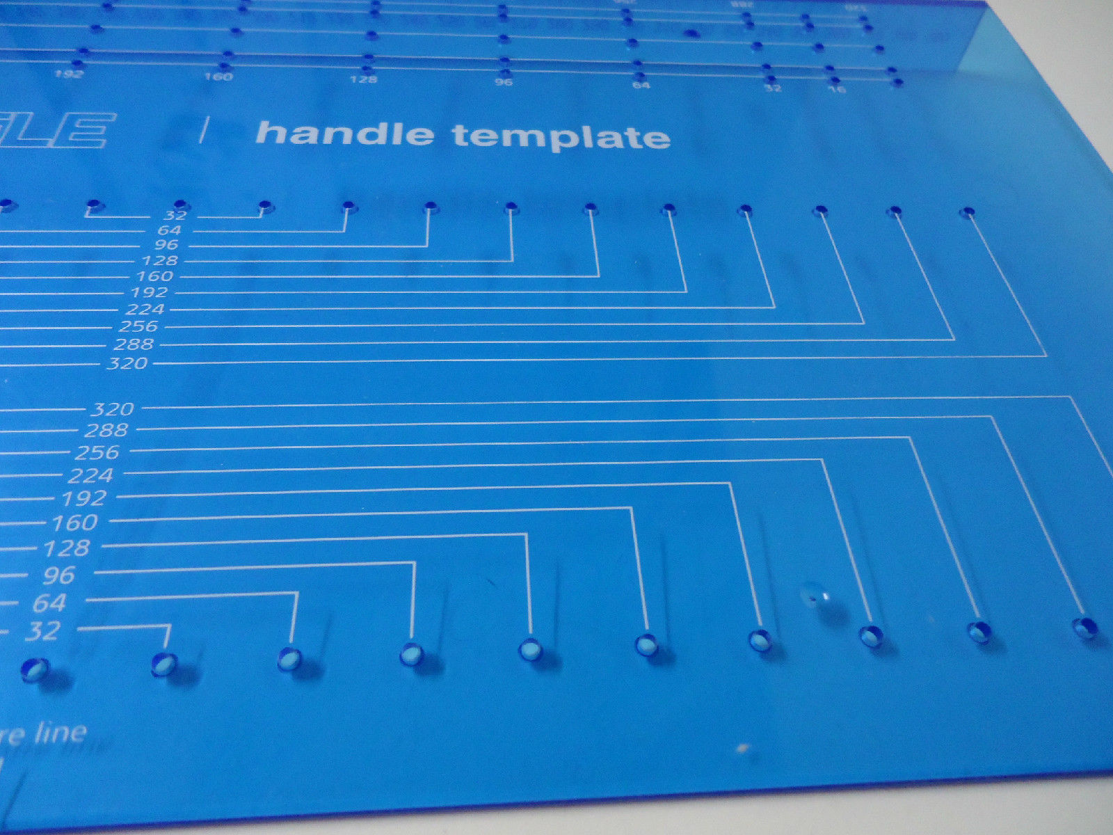 Handle Drilling Jig Template for Cabinet, Drawer & Door Handle
