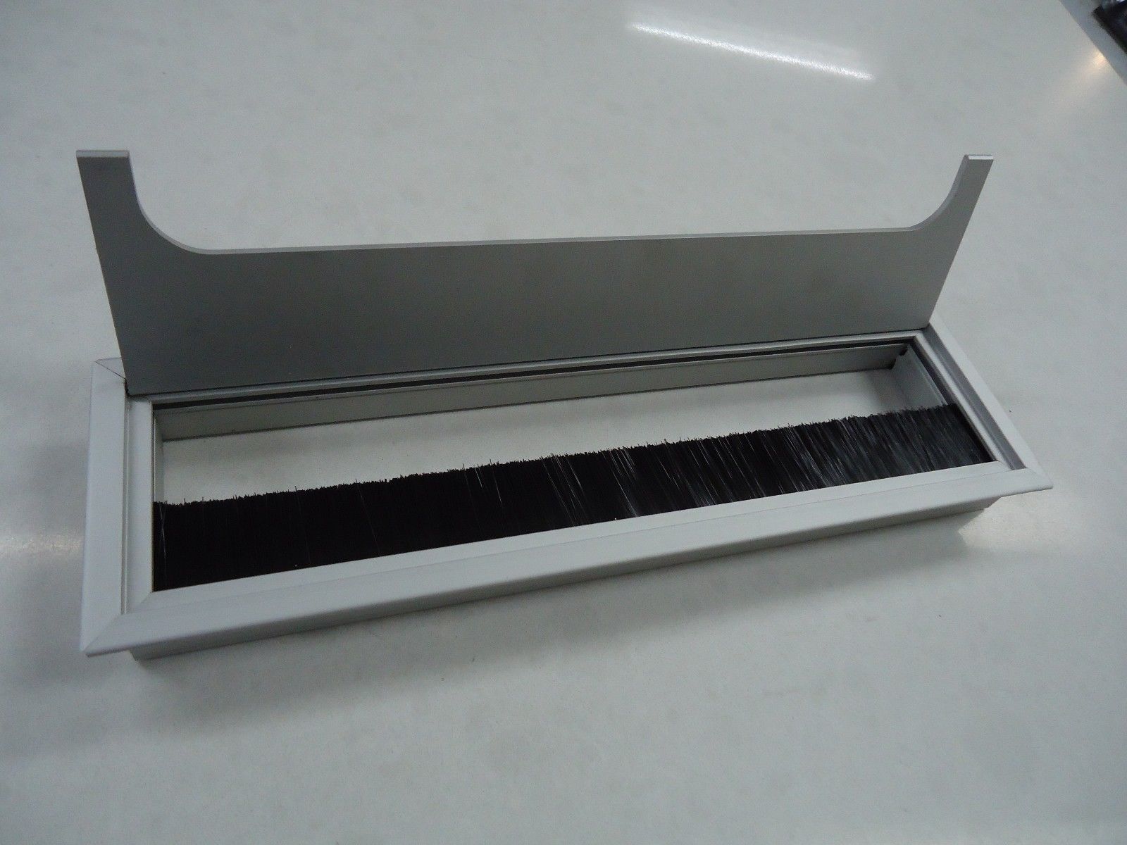 Aluminum Square Cable Computer Desk Outlet Grommet Tidy Insert