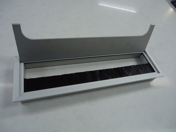 Aluminum Square Cable Computer Desk Outlet Grommet Tidy Insert