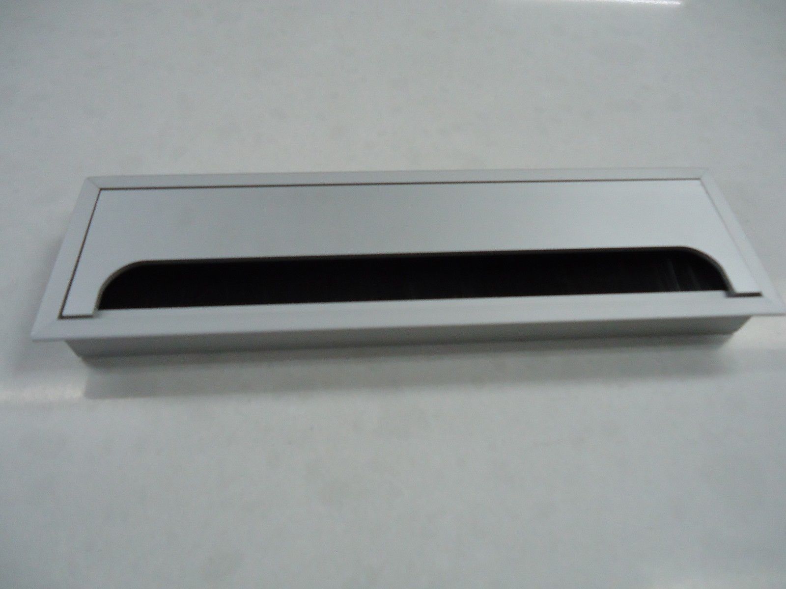 Aluminum Square Cable Computer Desk Outlet Grommet Tidy Insert