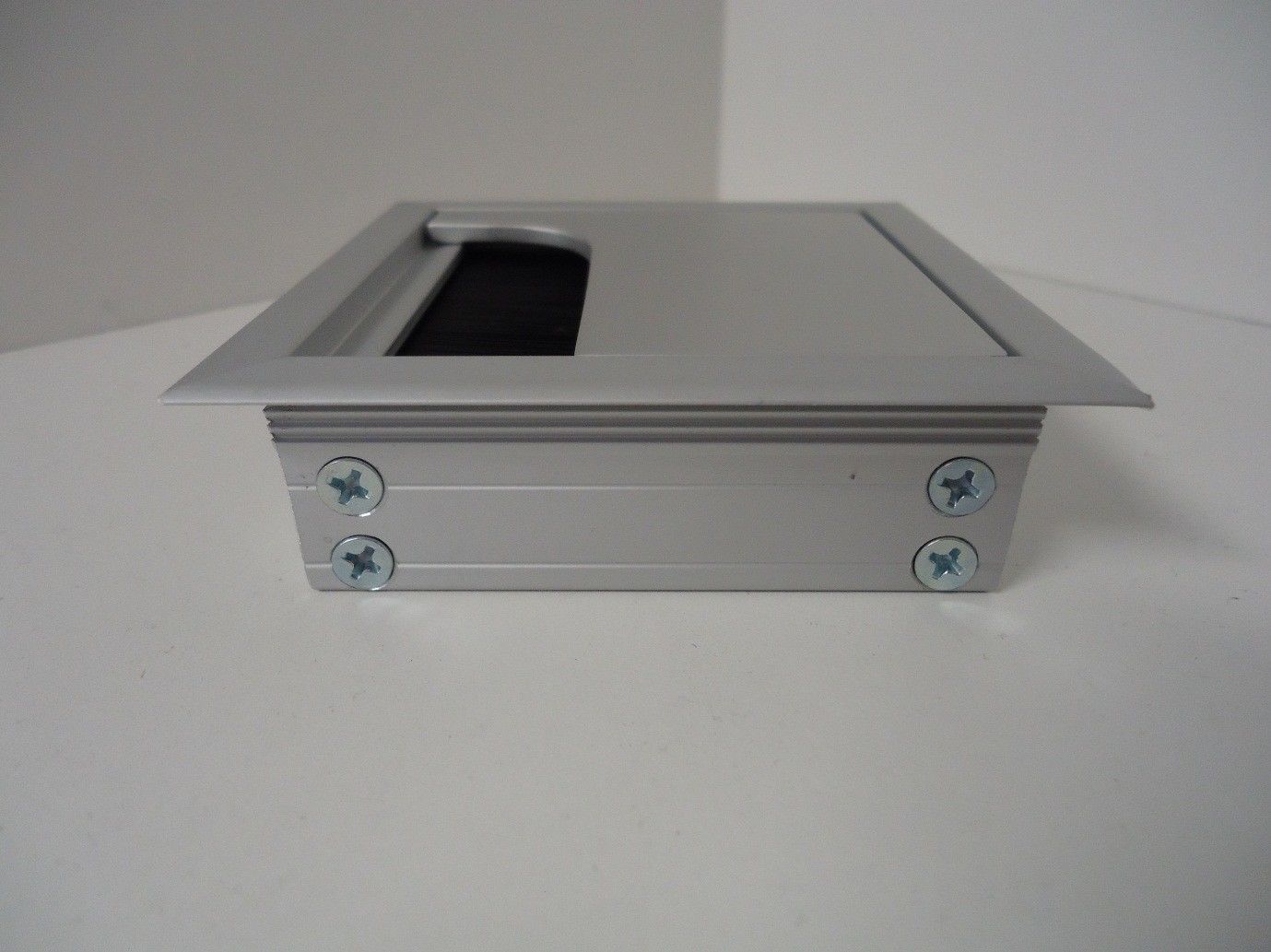 Aluminum Square Cable Computer Desk Outlet Grommet Tidy Insert
