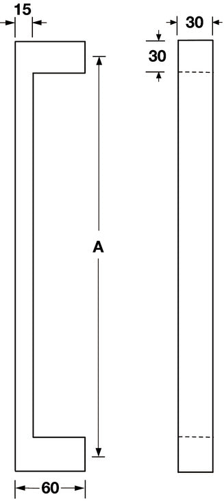 Entrance Door Pull Handle for Glass & Timber Doors