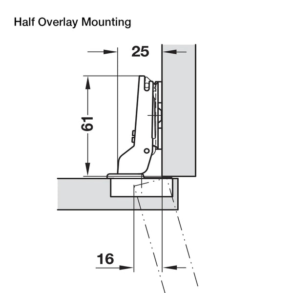 Hafele 110° Series 200 Hinges