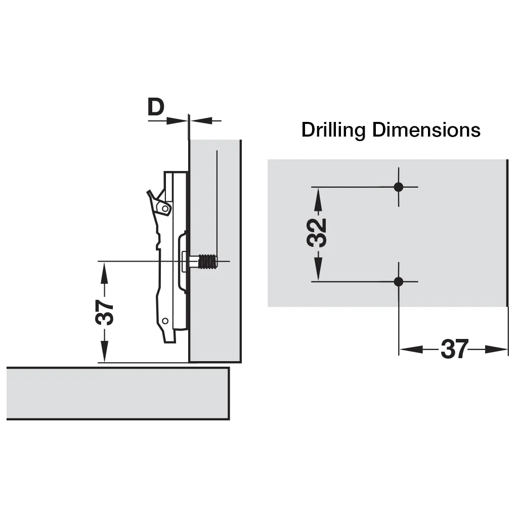 Hafele Cruciform Mounting Plate (SM) Secondary image