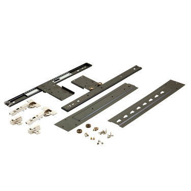 Ball Bearing Pocket Door Fitting Kit, Hinges 400mm Black Secondary image