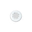 Plastic Cupboard Vent, Snap-In, Round, 40mm Diameter, White