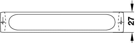 D Pull Handles, Zinc-alloy, Nickel-plated, brushed