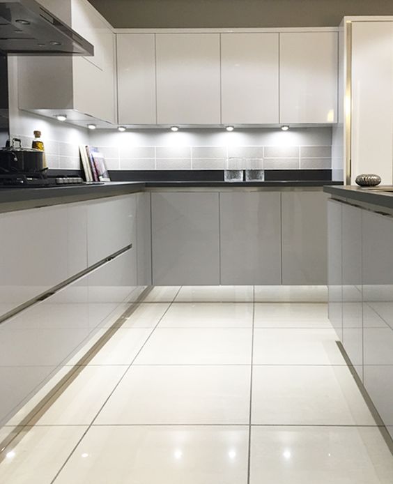 Mirror Finish Laminated Kitchen Kickboard 150mm