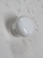 Hafele White Acrylic Knob Mushroom Shape 40mm