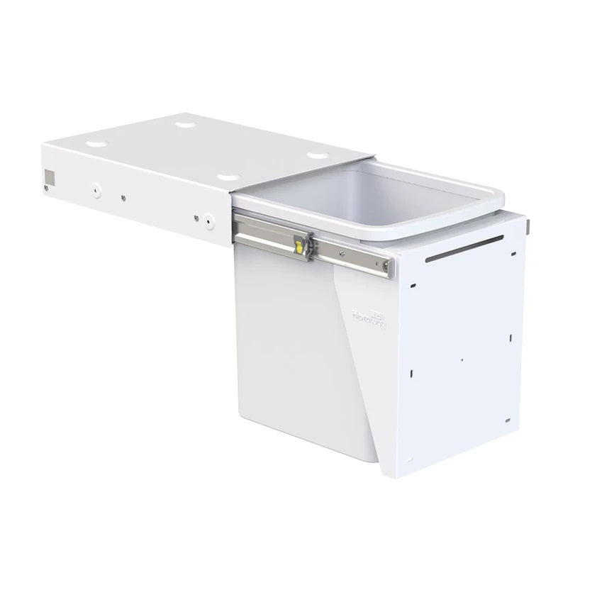 Hideaway Waste Bin Compact Soft-Close Pull Out Bin 15L