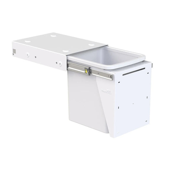 Hideaway Waste Bin Compact Soft-Close Pull Out Bin 15L