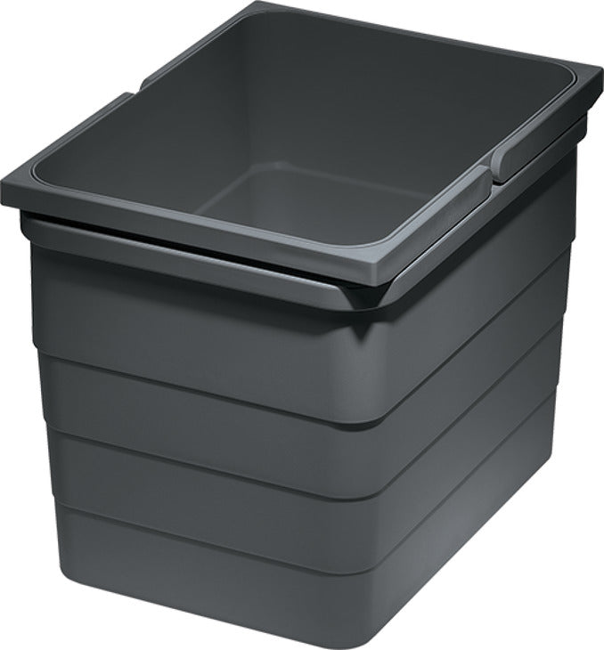 Pail, One2Five Waste Bin Systems, Dark Grey, 32L Main image