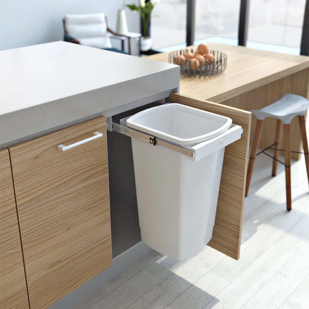 Hideaway Waste Bin Compact Soft-Close 1x50 Ltr (Handle Pull) Main image