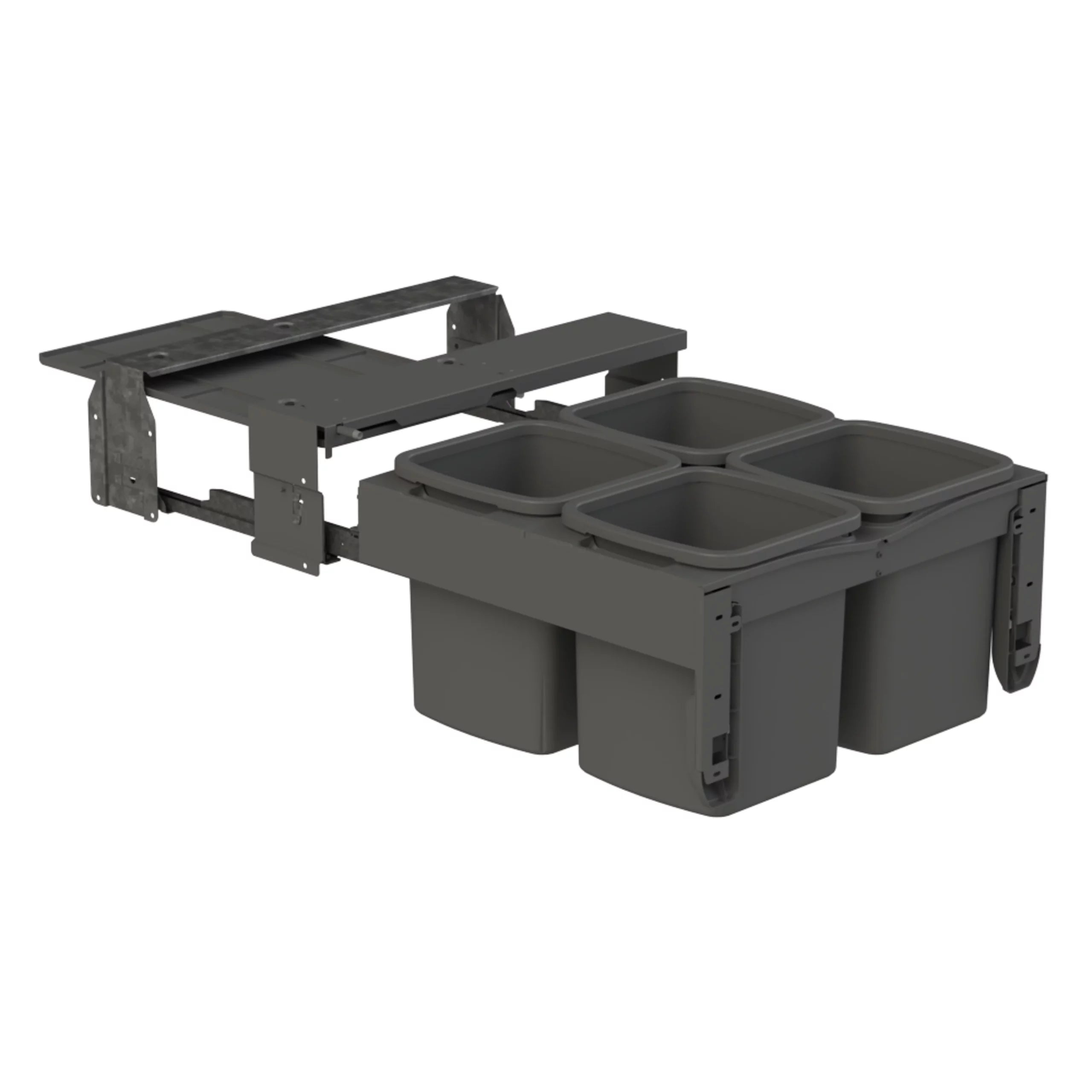 Concelo by Hideaway Waste Bin, 4 x 13Ltr Secondary image