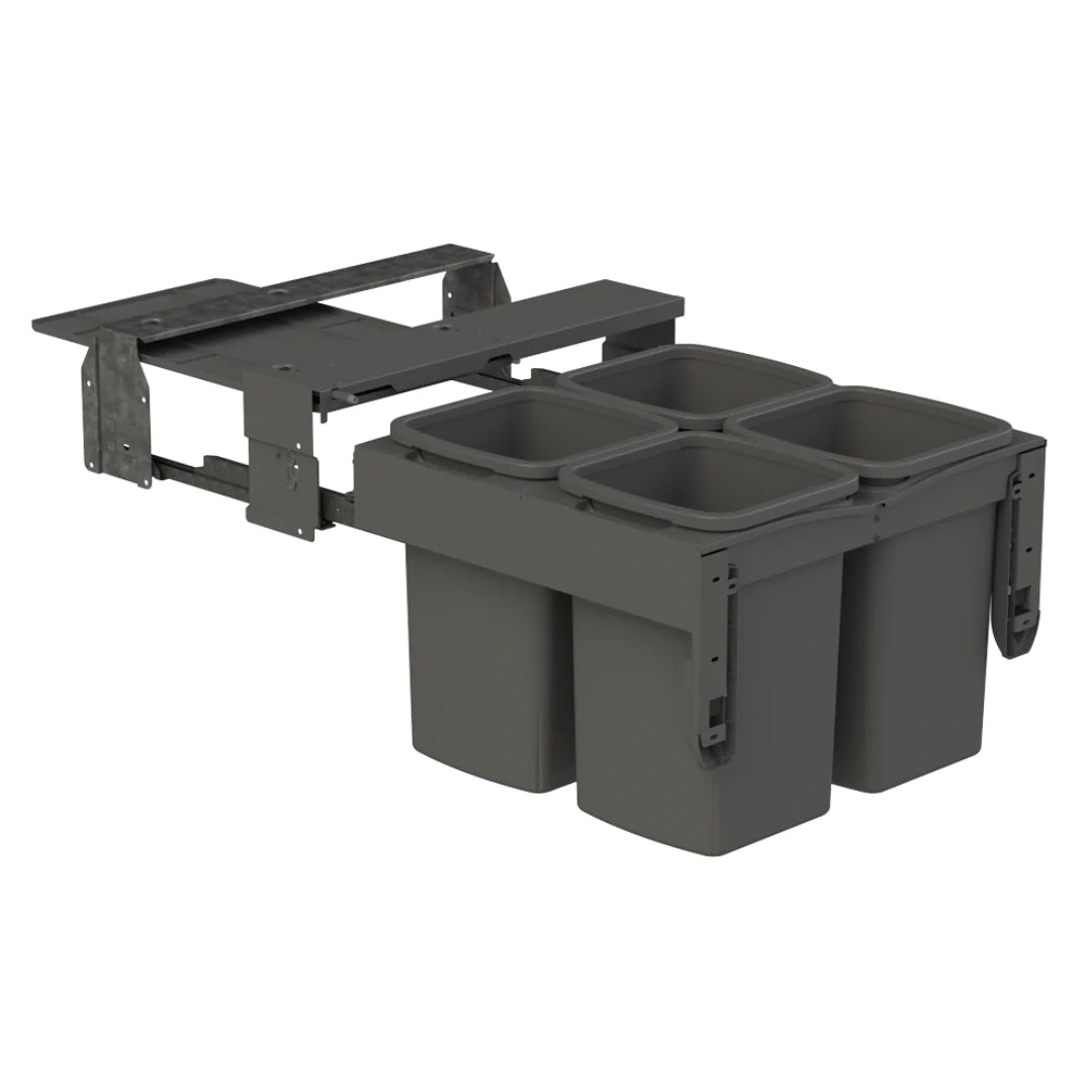 Concelo by Hideaway Waste Bin, 4 x 16Ltr Secondary image