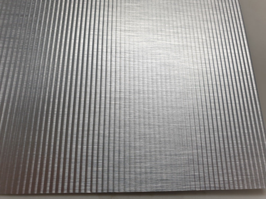 Corrugated Iron Finish Aluminium Laminate Kitchen Kickboard Height 150mm Secondary image