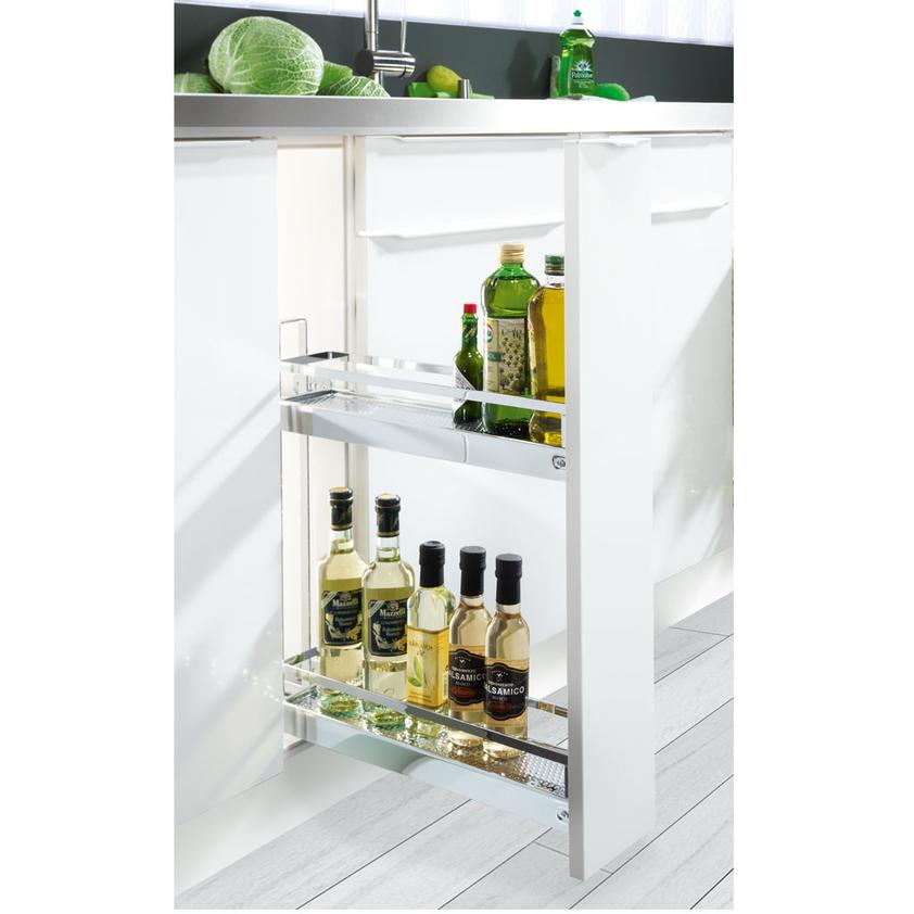 Pull Out Wall Unit - 2 Tier, Narrow Cabinet Main image