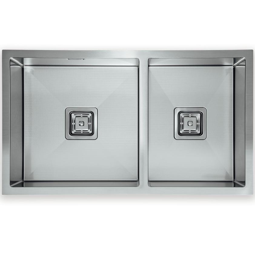 Squareline 1 & 3/4 Bowl Sink - Linen - Stainless Steel Main image