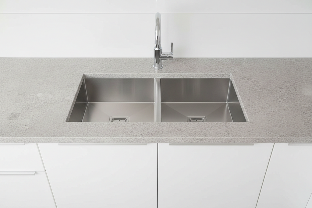 Squareline Double Bowl Sink