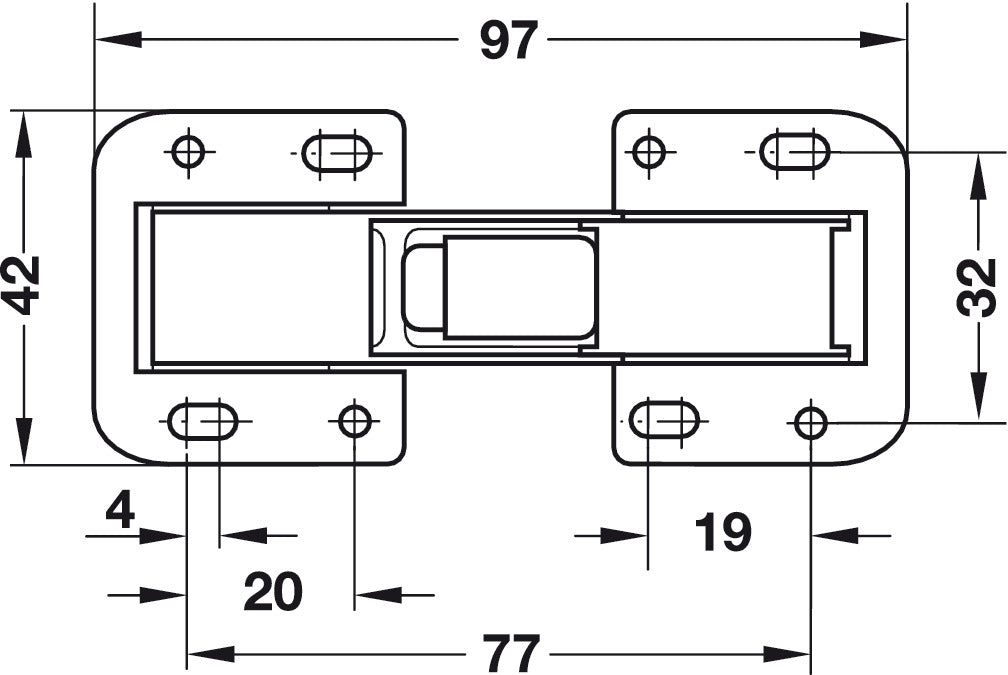 Hafele 90 Degree Easy Mount Hinge