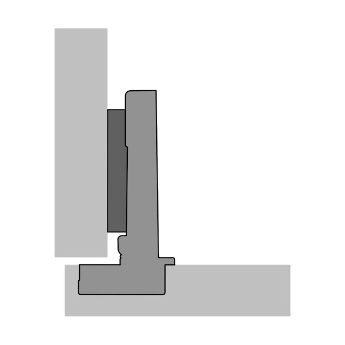 Hettich Alfresco Veosys Concealed Stainless Steel Hinge Secondary image