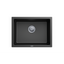 Carysil Large Single Bowl Sink, Black
