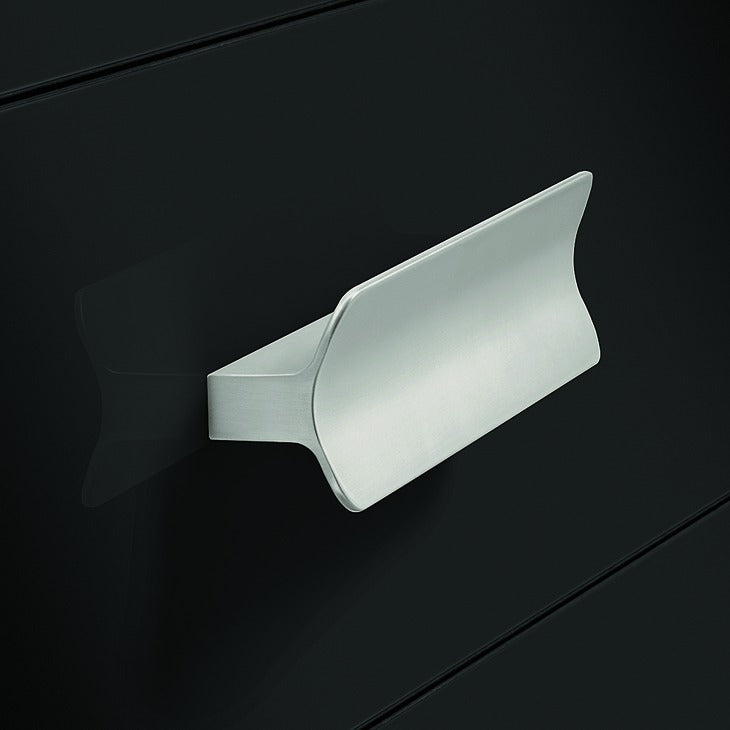 Nickel-Plated Zinc Alloy Finger Pull Handle Secondary image