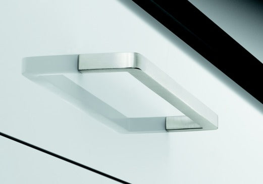 Matt Brushed Stainless Steel Square D Handle Secondary image