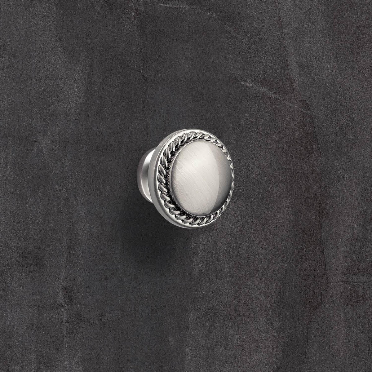 Knob Salemi, H 23mm, Brushed Stainless Steel