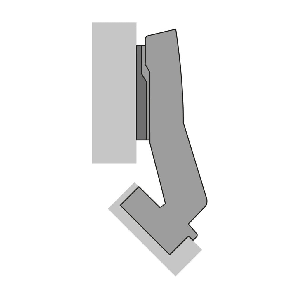 Sensys Hettich W45 Wide Angle Hinge With Self Closing Feature