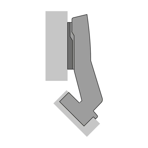 Sensys Hettich W45 Wide Angle Hinge With Self Closing Feature
