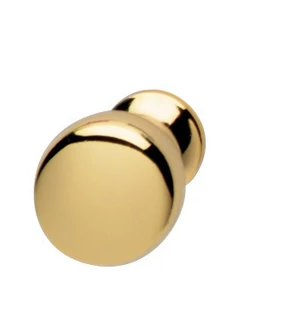 Zinc Alloy Round Door Knob, Chrome or Gold Coloured Finish Secondary image