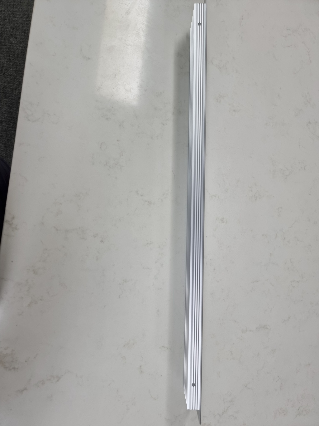 Aluminium Vent Grill For Fridge, 570mm X 61mm, Aluminium