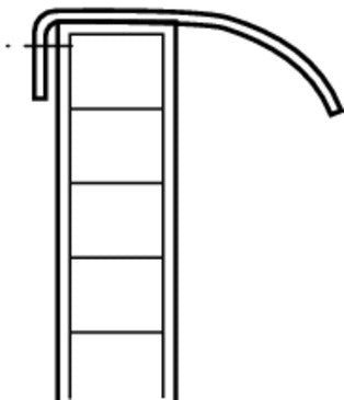 Stainless Steel Matt Lip Pull Handle - 80X53mm