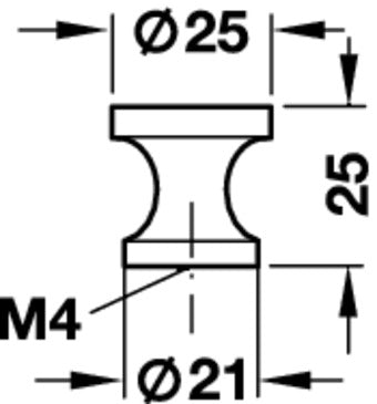 Brass Door Knob, Polished Chrome or Matt Nickel Plated