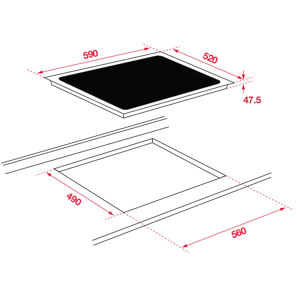 Hafele 90cm Ceramic Cooktop Secondary image