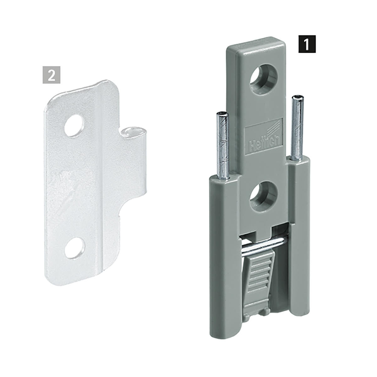 Hettich WingLine L Centre Hinge, Hinge Component 1. Grey Main image