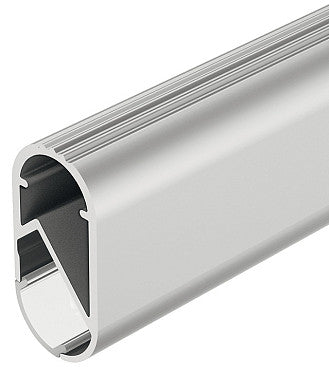 Hafele Loox Wardrobe rail, Aluminium 1240mm length