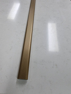 Wardrobe Rail Brushed Dark Brass, Aluminium, Hangs Clothes