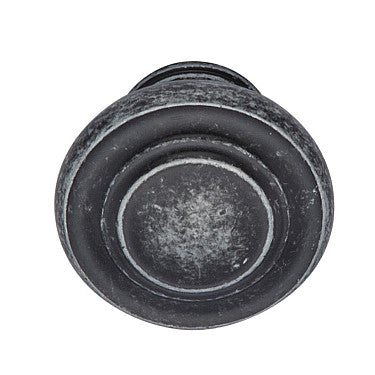 Antique Mushroom Knob Old Style, Black, Brass, Iron, Pewter