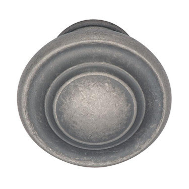 Antique Mushroom Knob Old Style, Black, Brass, Iron, Pewter Secondary image