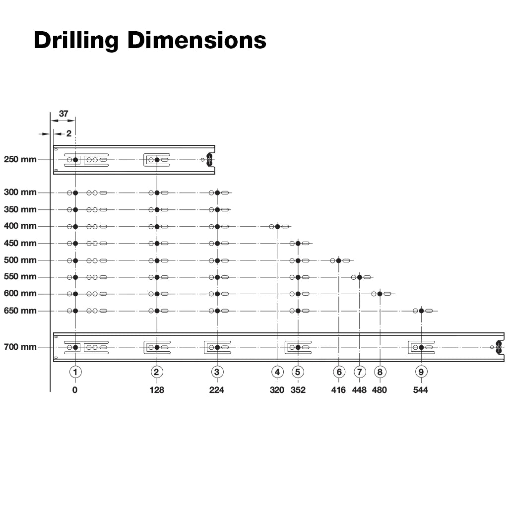 Ball Bearing Drawer Runner