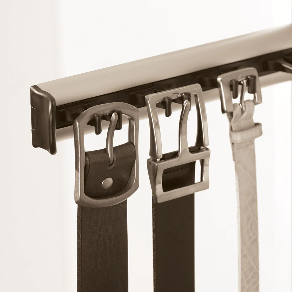Hefele Belt Rack 3/4 Extension Slide with Plastic hooks Main image