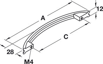 Chrome-Plated Polished - Bow Handles