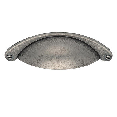 Antique Cup Pull Handle, Brass, Iron Finish