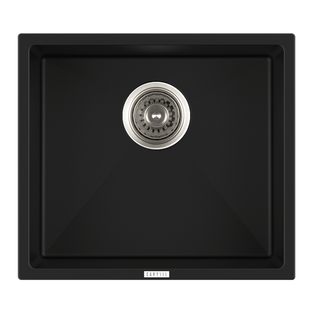 Magic Salsa Single Bowl Sink, Universal, Black