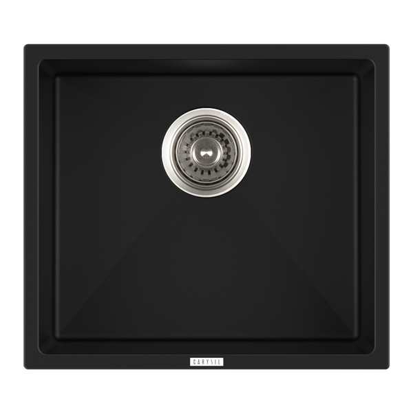Magic Salsa Single Bowl Sink, Universal, Black