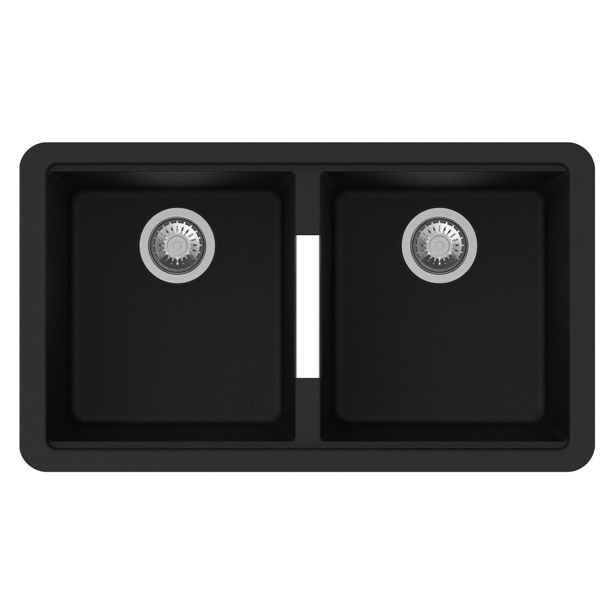 Carysil CG2B 3322 Double Bowl Sink, Black Main image